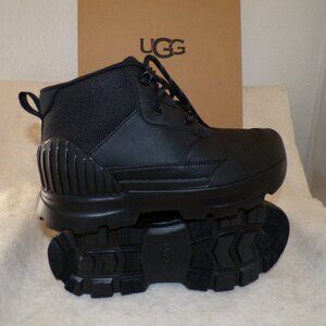 UGG NEUMEL X BLACK LEATHER ANKLE BOOTS WOMEN'S SIZE US 7.5 NEW IN BOX